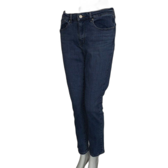 LEVI'S Jeans, 30, Classic Straight, Zipper fly, 5 pockets, Blue, Cotton Blend - Picture 4 of 14